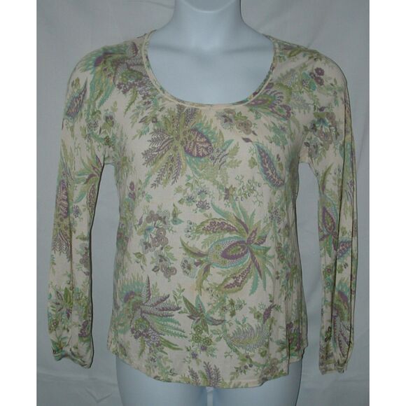Talbots Tops - TALBOTS Multicolored Sz XL Petite Casual or Dress Lightweight Silk Blend Shirt